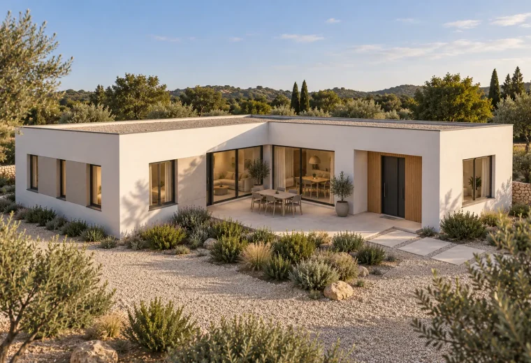Casa Trama 130, modelo de vivienda moderna de Ecoality Homes